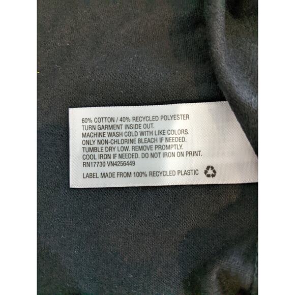 Goodfellow Tshirt XXL Black Casual Mens Palm Tree Tropical Standard Fit Crewneck - Picture 5 of 11